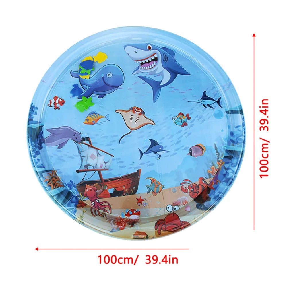Baby Crawling Pad Water Pad Parent-child Water Toy PVC Inflatable Pad Children's Early Education Development Activity Toy
