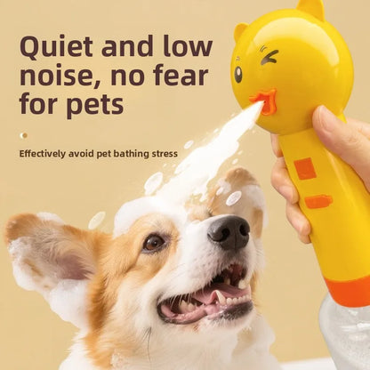Pet Automatic Foam Dispenser 1:6 Dilution Scale Cat Dog Bath Bubble Maker One Touch Foaming Machine Pet Grooming Bath Supplies