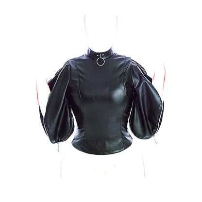 Sex Slave Binding Women Sex Toys BDSM Bondage Mummy Restraint Bags,Leather Double Arm Binder Restraint Straitjacket,Sexy Costume