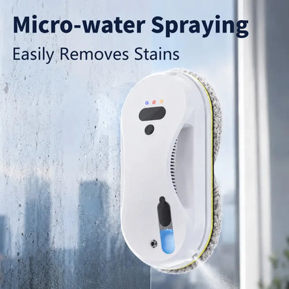 DIVEDEER Window cleaner for home use fully automatic single water spray window cleaner remote control window cleaner robot