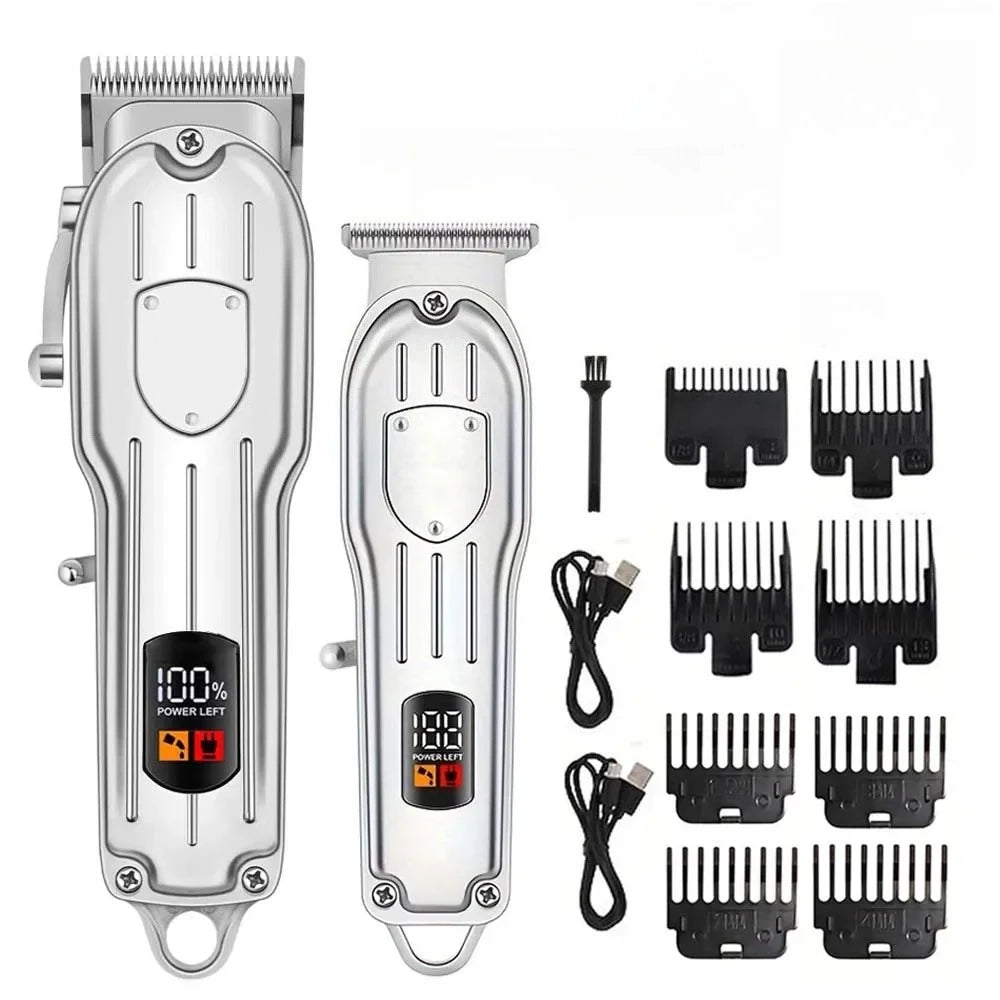 Hair Clippers Electric Razor Shavers for Men USB Rechargeable Clippers and Trimmer Beard Trimmer Barber Kit Professional Clipper