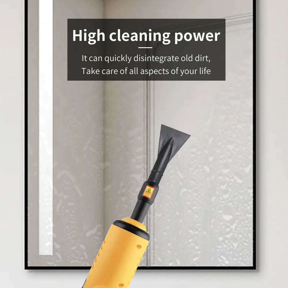 Steam Cleaner, Pressurized Handheld Steam Cleaner for Home with 8pcs Accessories, Use Steamer for Cleaning