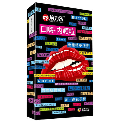 2PCS Female Condoms For Women Wearing Orgasm Latex Rubber women's condoms Male Penis Cock Sleeve Contraceptives For Adults 18+
