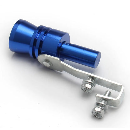 M/L Size Universal Simulator Whistler Exhaust Fake Turbo Whistle Pipe Sound Muffler Blow Off Tunning