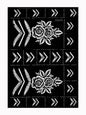 Flower Tattoo Stencil Reusable Henna Template for Hand and Body Henna Tattoo Design for Wedding Festival Party Tattoo Tools