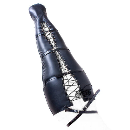 BDSM PU Leather Straitjacket Bondage Body Harness Adult Game Straight Jacket Halloween Clubwear Costume Armbinder Sex Toys Women