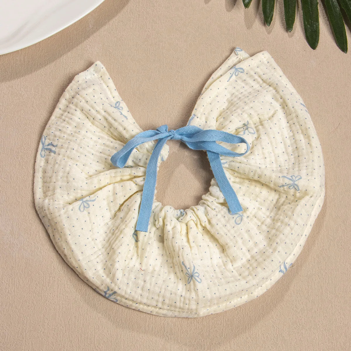 New Cute Drawstring Baby Bibs Newborn Cotton Gauze Saliva Towel Burp Cloths Bandana Scarf for Boy Girl Soft Feeding Drool Bib