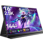 UPERFECT 2K 144Hz Gaming Monitor 16' Portable Display 100%sRGB W/HDMI USB C Screen For PS5 Steam Deck Switch XBOX Laptop PC