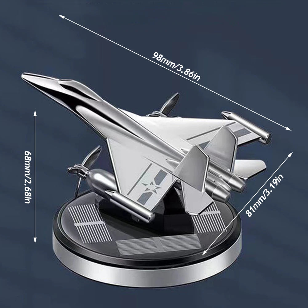 Car Perfume Aromatherapy Car Solar Power Car Air Freshener Airplane Rotating Aromatherapy Oil Diffuser Lasting Fragrance