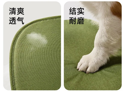 Foldable Pet Stroller Smooth Shockproof Stable Breathable Washable Outdoor Travel Cart for Dogs Cats