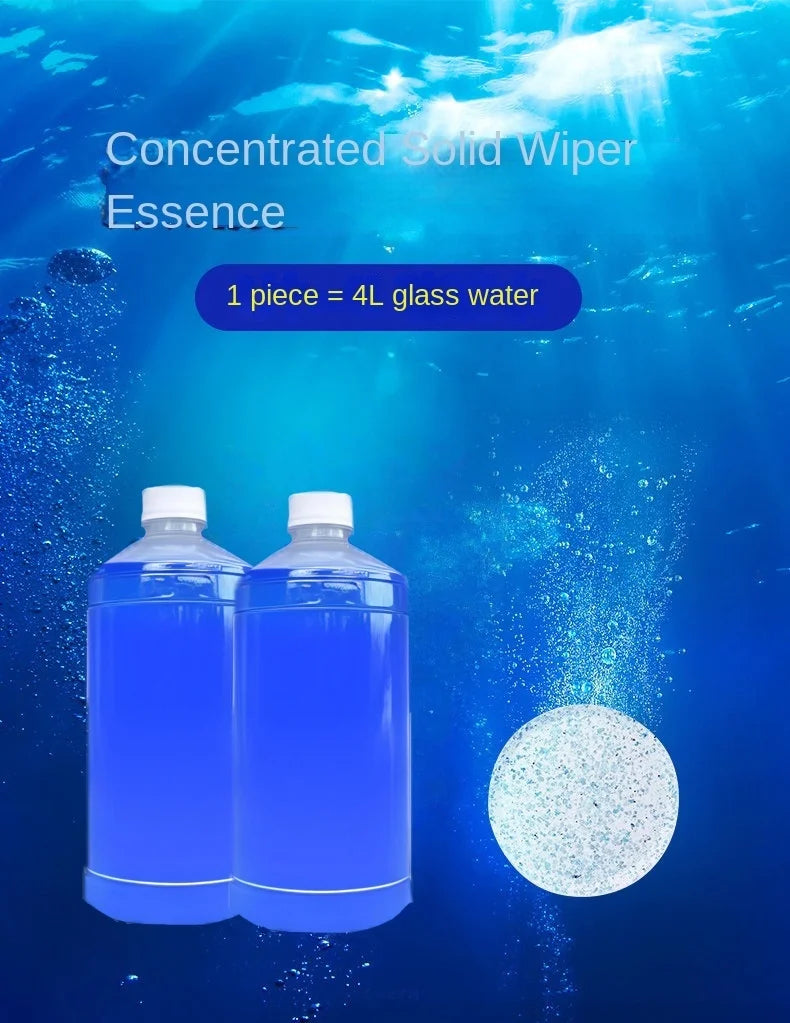 Solid Cleaner Car Windscreen Cleaner Effervescent Tablet Auto Wiper Glass Solid Cleaning Concentrated Tablets Detergent