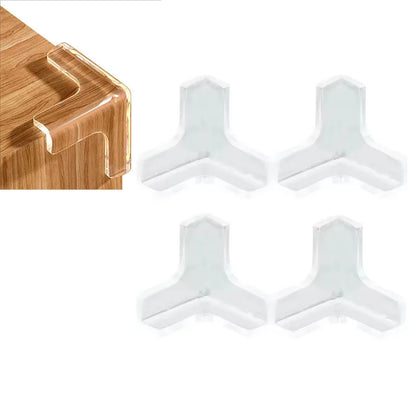 Baby Safety Silicone Table Corner Protector Furniture Edge Protection Cover Transparent Children Anti Collision Edge Gua