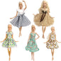 NK 1/6 Doll Princess Dress For 11.5 Inch Doll Clothes For 29CM Dolls Accessories Fashion Outfits Wear Casual Dress Gift Toy JJ
