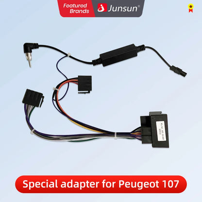 Junsun Special adapter for Peugeot 107 for Toyota Aygo 2005-2014