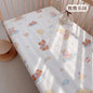 1pcs 130*70CM Breathable Cotton Fitted Crib Sheets for Baby Crib Mattress Cover Soft Bedding Set of Solid Color Infant Bed Sheet