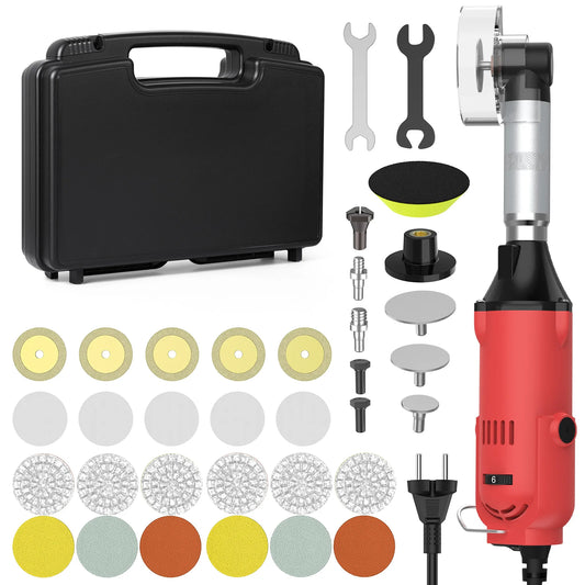 90° Ceramic Tile Beauty Sewing Tool Electric Straight Grinder 6 Variable Speeds Cleaning Machine Grinder Sander Polisher