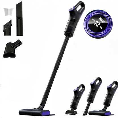 2-in-1Electric Vacuum Cleaner Portable Handheld Carpet Floor Cleaning Machine Wireless Cordless Electric Mop Rechargeable Floor Mopping Wet & Dry Home Cleaner