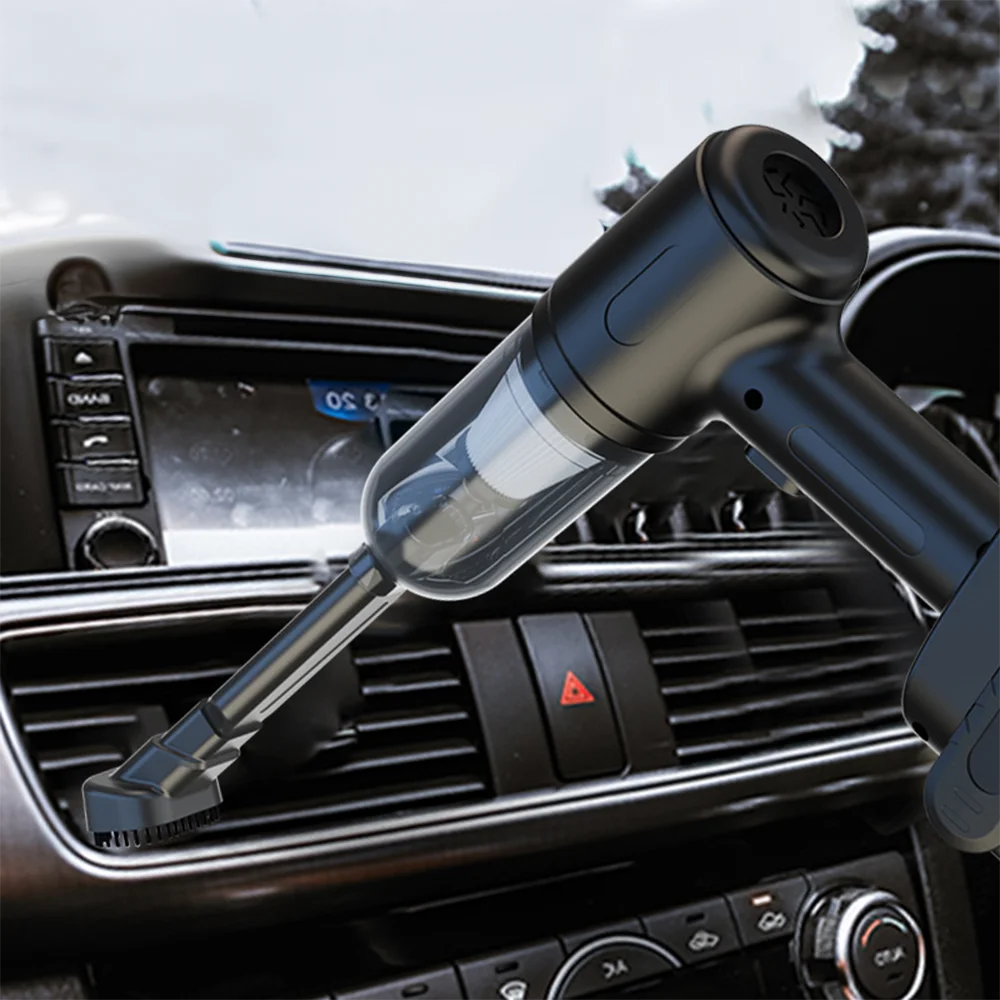 Handheld Wireless Vacuum Cleaner 100W Powerful High-Speed Air Duster Portable Cleaning Appliance Wet and Dry Car Vacuum Cleaner
