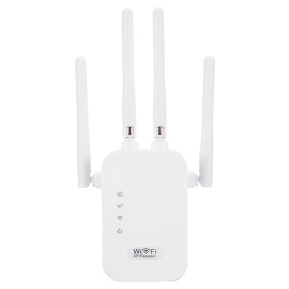 1200Mbps WiFi Repeater Signal Amplifier Dual Band 2.4G 5G WI-FI Signal Booster Long Range WIFI Network Extender for Home Office