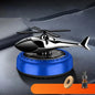 Helicopter Propeller Solar Air Freshener - Styling Car Interior Decor Aromatherapy Diffuser with Rotary Perfume, Solar Powered