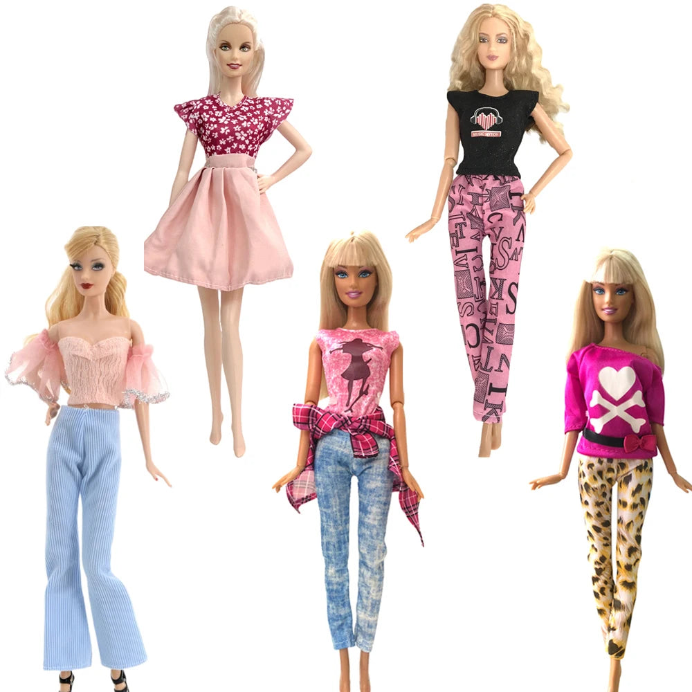 NK 1/6 Doll Princess Dress For 11.5 Inch Doll Clothes For 29CM Dolls Accessories Fashion Outfits Wear Casual Dress Gift Toy JJ