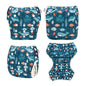 U PICK ALVABABY Swim Diaper Adjustable Swim Nappy for Swimming Lessons Fashion Design Swimming Nappy for Baby Under 8 Months