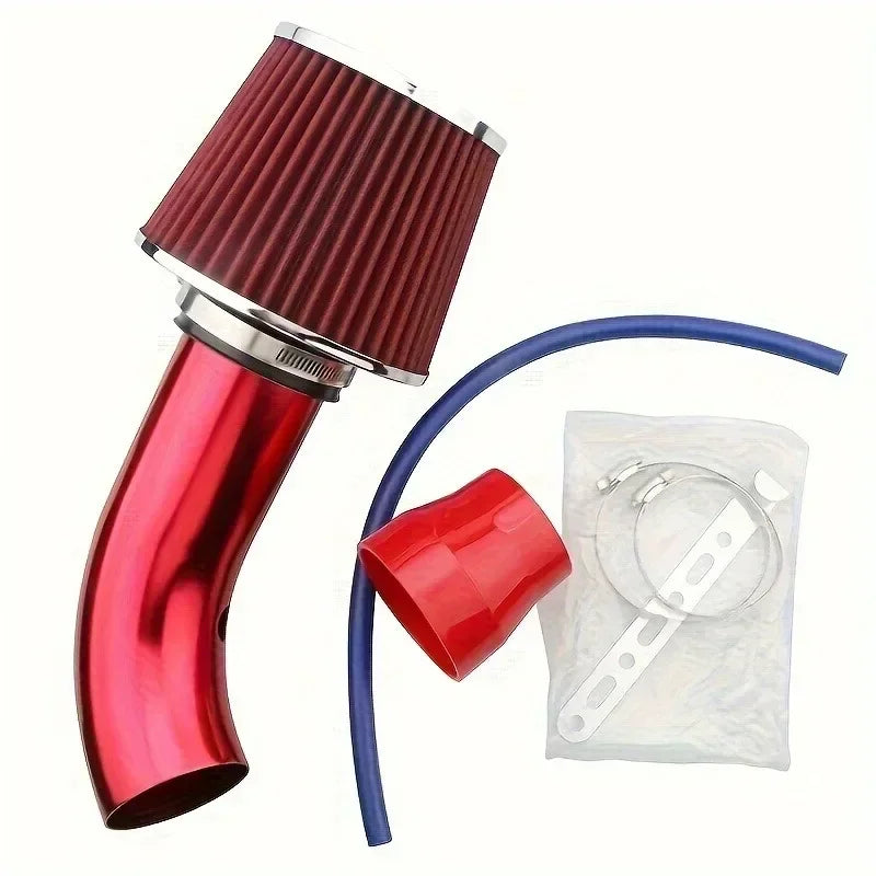 Universal Car Cool Air Intake Kit 76mm Car Refitted Winter Mushroom Head Air Filter Aluminium Automotive Filter Car Accessories