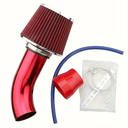 Universal Car Cool Air Intake Kit 76mm Car Refitted Winter Mushroom Head Air Filter Aluminium Automotive Filter Car Accessories