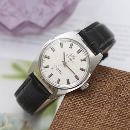 Shanghai Watch Vintage Collector Timepiece Gift for Gentlemen Wholesale Drop Shipping  Men's Manual Mechanical Watches