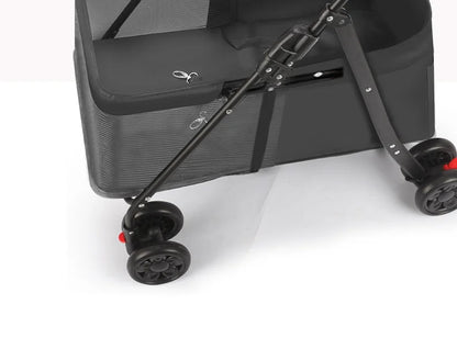 Foldable Lightweight Pet Stroller Dog Cat Small Dogs Puppy Travel Portable Mesh Ventilated Easy Fold Wheels Dog Stroller