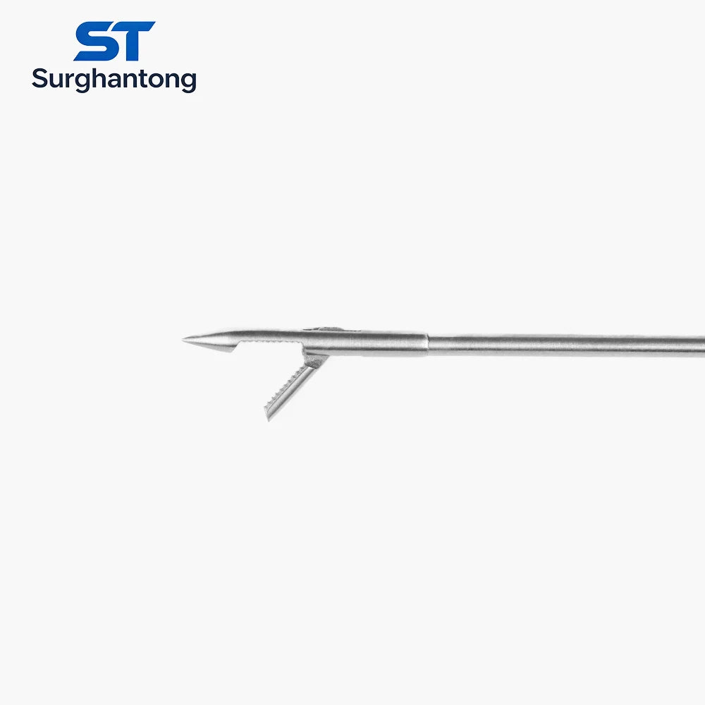 Medical Laparoscopic Hernia Needle Forceps, Laparoscopy Hernia Repair Forceps Wound Closure Suture Forceps Veterinary