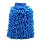 Microfiber Car Wash Mitt Double Sided Chenille Auto Gloves Ultra Absorbent Sponge Scratch Free Cleaning Towel Soft Detailing Mitten