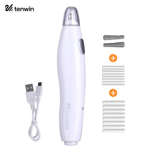 【New】Electric Eraser Kit with 16 Eraser Refills Rechargeable Pencil Eraser One-button Control Stationery  for School