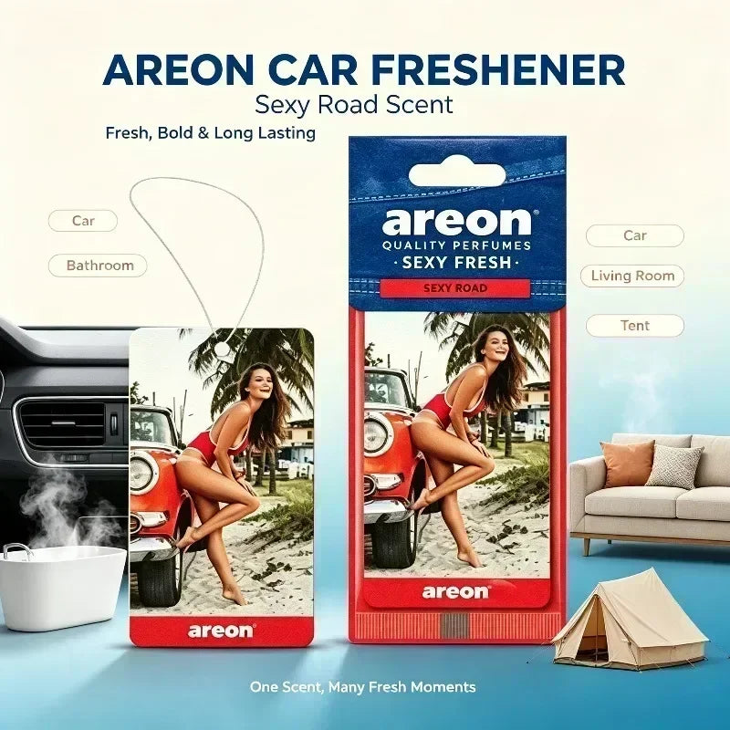 Girl Poster Car Air Freshener 6 Styles 20‑120 Pack Hanging Scent Paper Cards For Auto Closet Home Decor