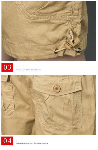 Men's Summer Military Camouflage Shorts Casual Cotton Camo Loose Cargo Shorts Male Bermuda Camuflada Plus Size 5XL