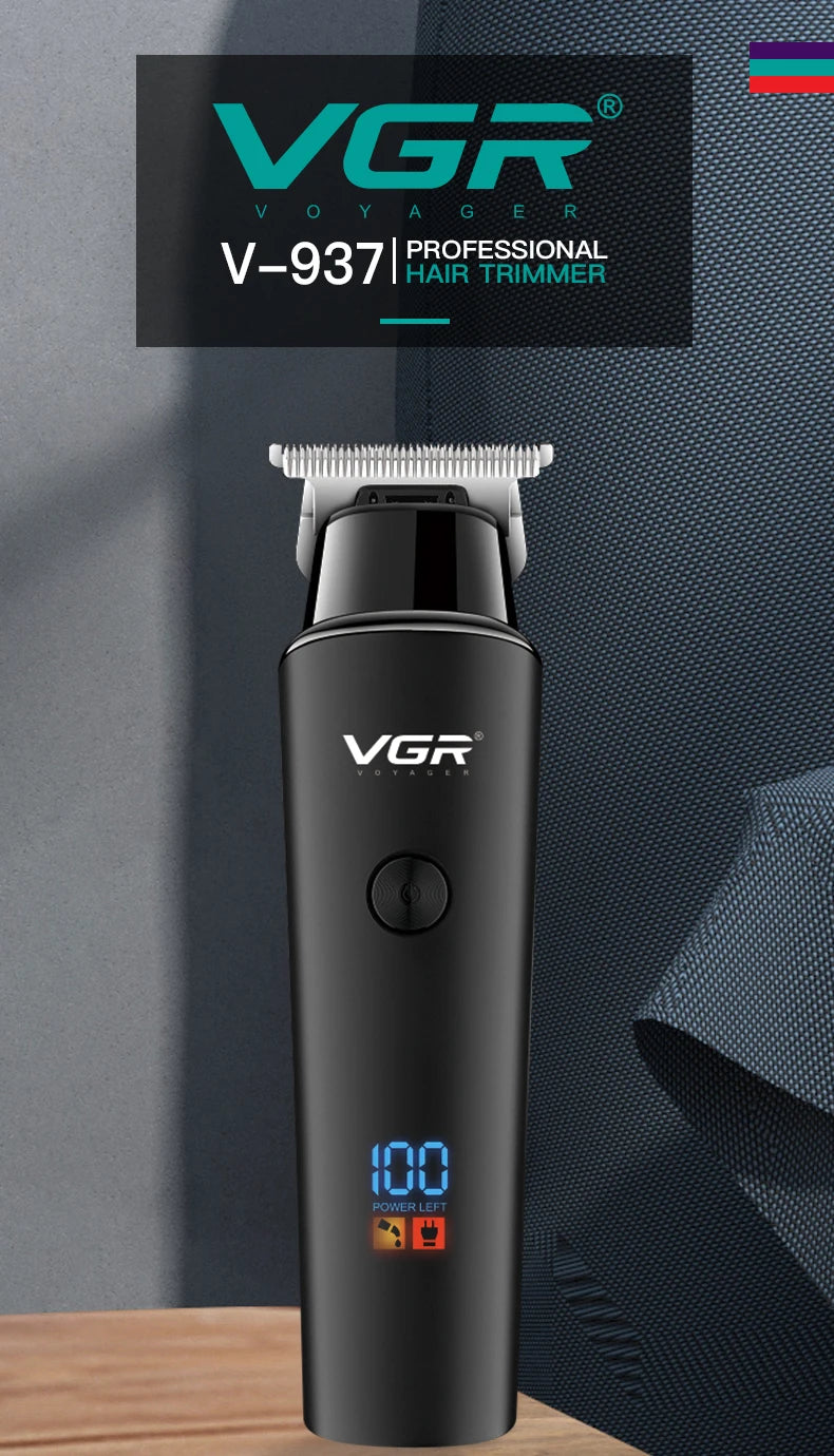 VGR Hair Cutting Electric Hair Clipper Beard Hair Trimmer Haircut Machine Professional Cordless Barber Trimmer for Men V-937