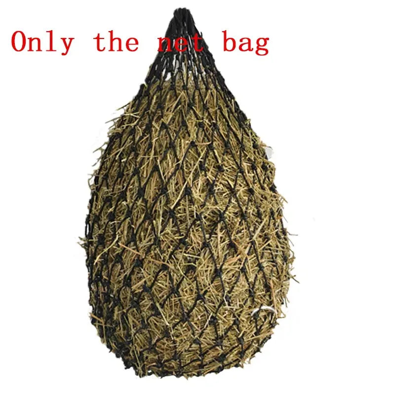 Durable Slow Feed Hay Net Large Capacity 36 inch Horse Hay Bag Hanging Hay Feeder Bag for Horses Goat Sheep 1Pc