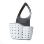 1-4PCS Household Adjustable Button Type Sink Drain Hanging Bag Kitchen Storage Shelf Faucet Sponge Twolayer Drain Hanging Basket