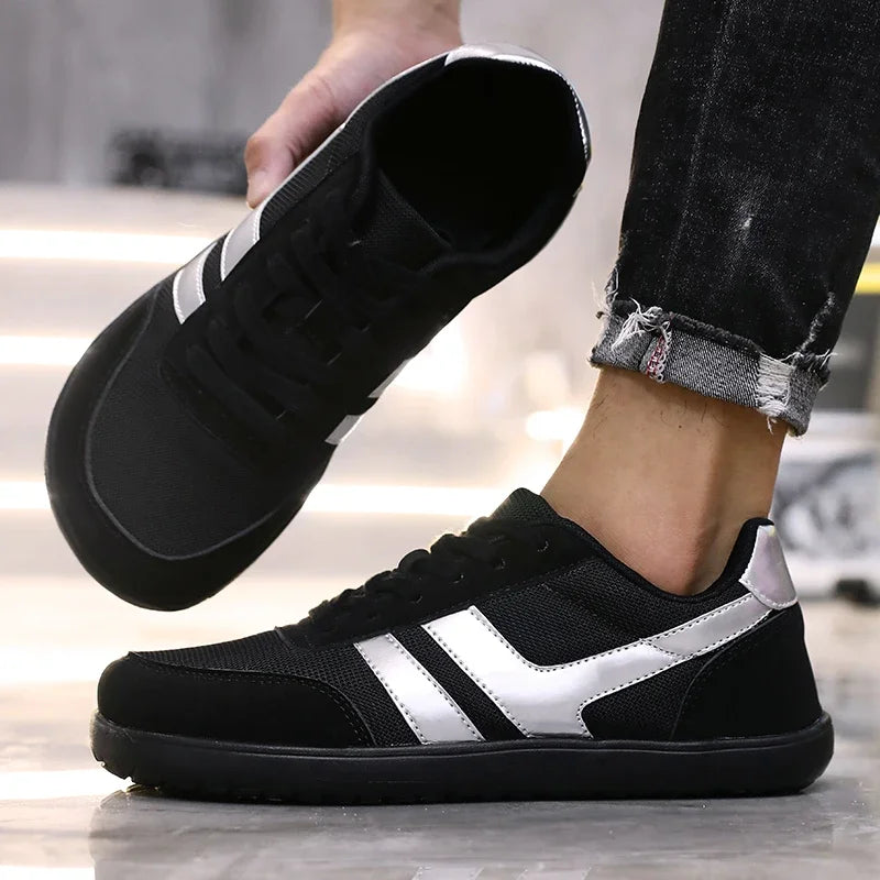 Wide Shoes Anti Slip Lightweight Breathable Running Shoes Minimalist Barefoot Cross Training Shoe Anti Slip Toe Walking Shoes