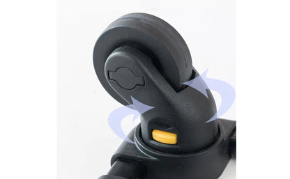 Pet Stroller Suitcase Telescopic Handle Pet Carriage Mesh Panels Animal Transport Cart Top Opening Ventilated for Outdoor Travel