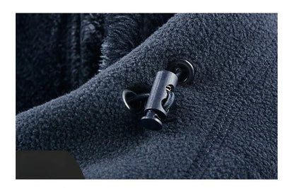 Autumn and Winter New Retro Trendy Jacket Men's Double Sided Polar Fleece Business Leisure Outdoor Couple Coat Top