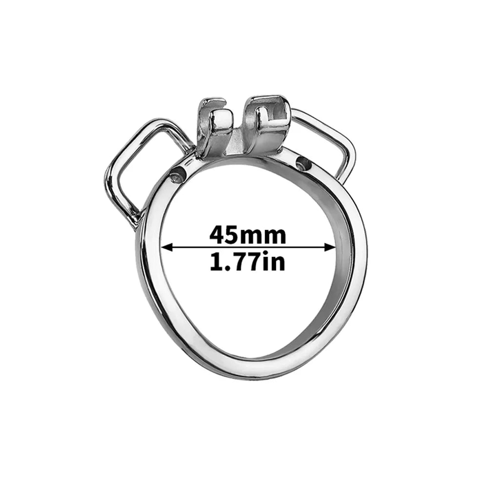 Stainless Steel Chastity Cage Device Penis Rings Bondage Belt Cock CB Lock BDSM Sex Toys for Man Gay Adult Products Accessories