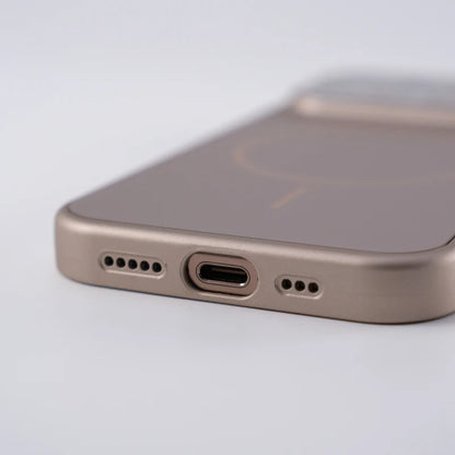 Frosted Camera Lens Protection For MagSafe Phone Case For iPhone 17 17Pro Max 16 15 14 13 Matte Wireless Charging Magnetic Cover
