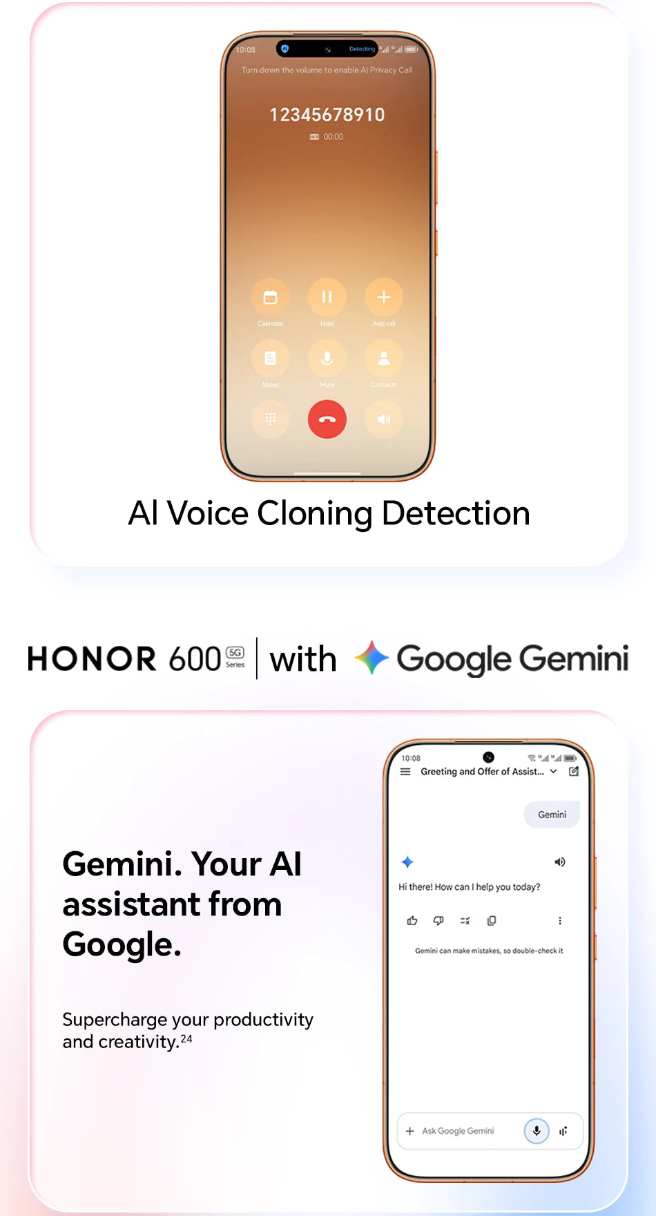 HONOR 600 Pro 5G Smartphone Snapdragon 8 Elite 200MP AI Ultra Night 6400mAh 80W Supercharge 50W Wireless 6.57"AMOLED AI Button