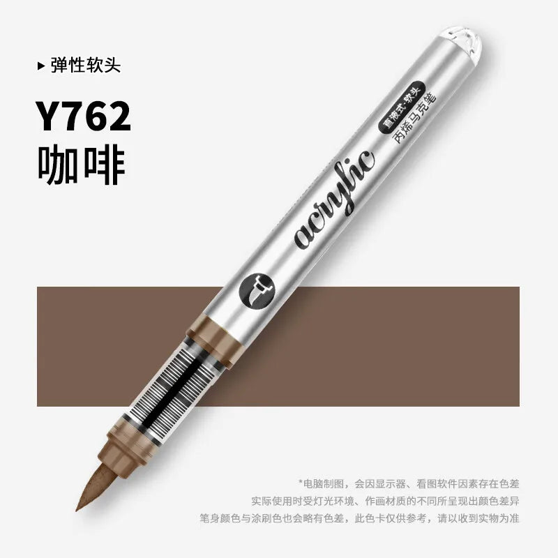 1 PC 120 Colors Acrylic Paint Marker Pens Professional Drawing Pens for Graffiti Manga School Aesthetic Stationery Art Supplies