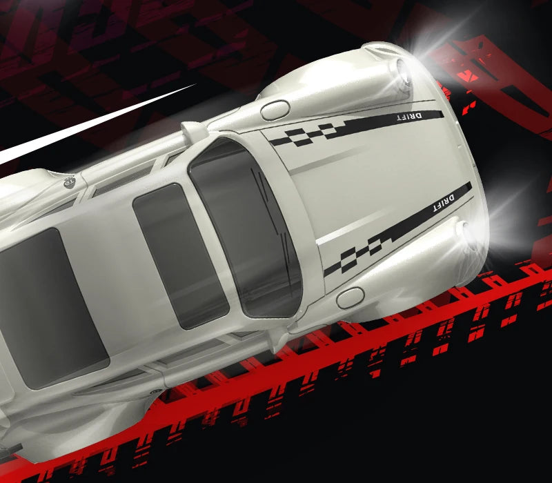 KF20 1/64 High Speed Drift RC Car 2.4G 4WD Remote Control Desktop Mini GTR Racing Model Cars for Boys Kids Toy Gift