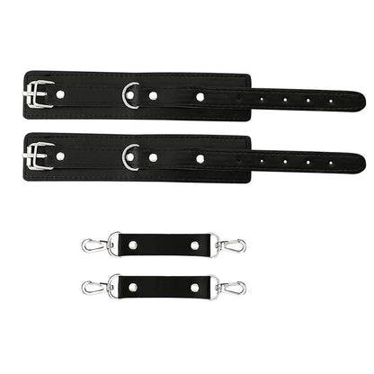 Women's Sexy Bow PU Leather Thigh Garter Harness BDSM Bondage Lingerie with Butt Wear And Suspender Belt Waist-To-Leg Adult Sex