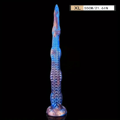 FAAK 65cm Long Butt Plug With Suction Cup S M L XL XXL Fantasy Octopus Leg Dildo Anal Beads 5 Sizes Sex Toys For Women Man