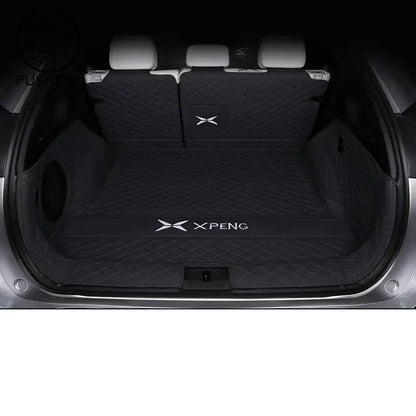 For Xpeng G6 2026 2025 2024 Car Boot Mat Rear Trunk Liner Cargo Protection Leather Trunk Mat Interior Modification Accessories