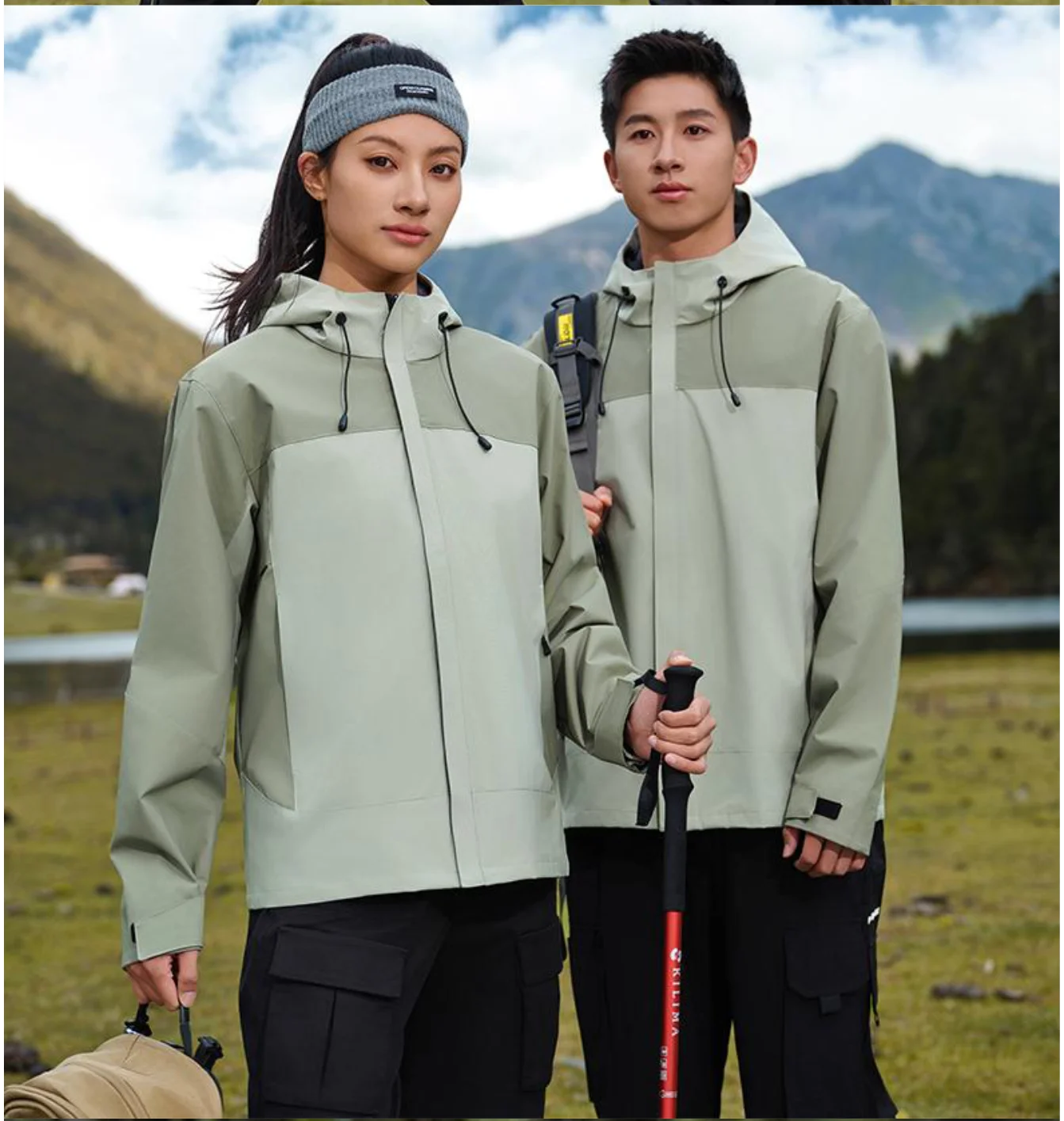 Winter Casual Windproof Hooded Down Jacket Custom Printed Embroidery Company Logo High Quality Men's Hiking Outdoor Jacket 4xl